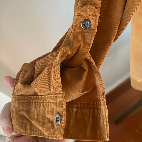 Lucky brand fine corduroy dress size medium pockets tie waist - Picture 5 of 11